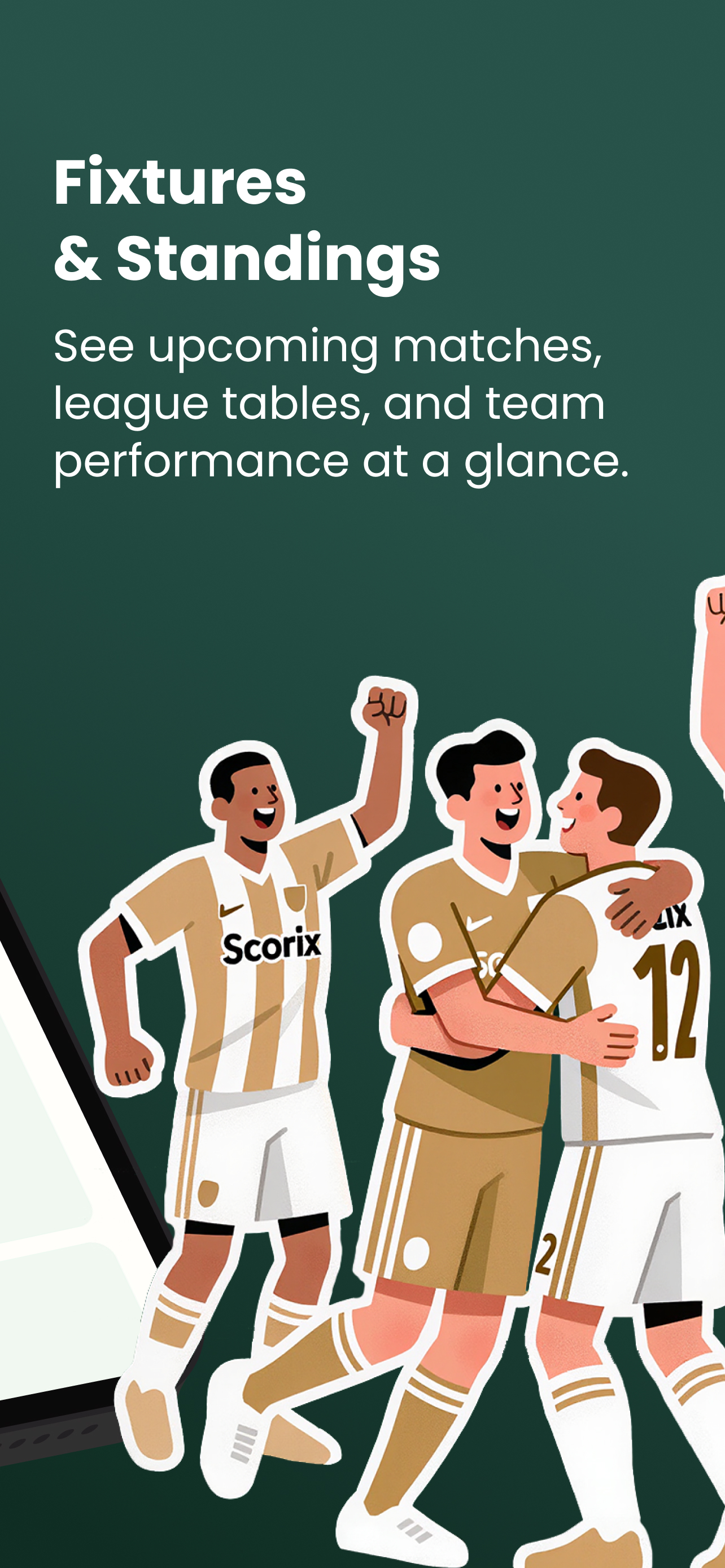 Scorix app screenshot: landing6